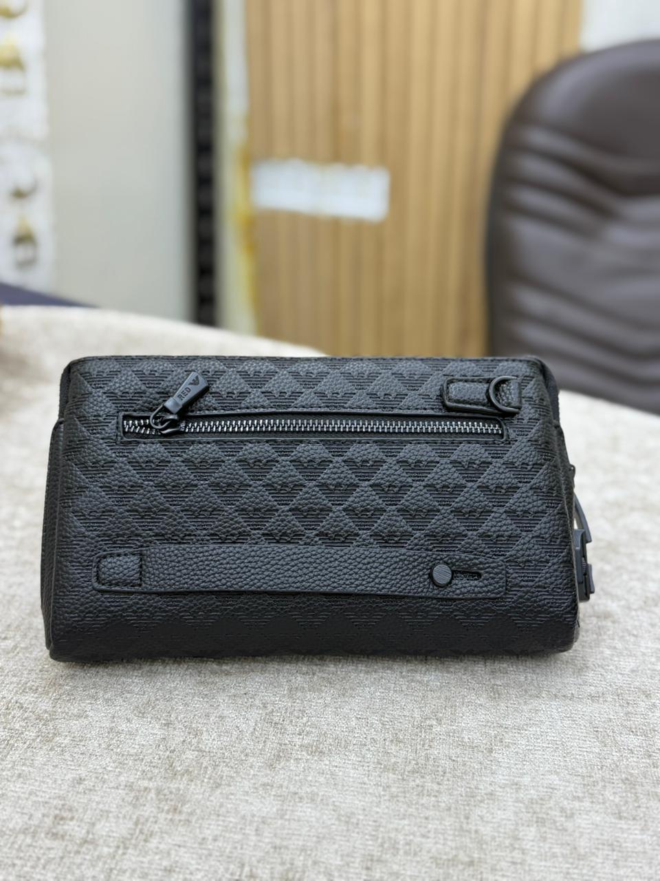 Giorgio Armani Architectural Ace Clutch