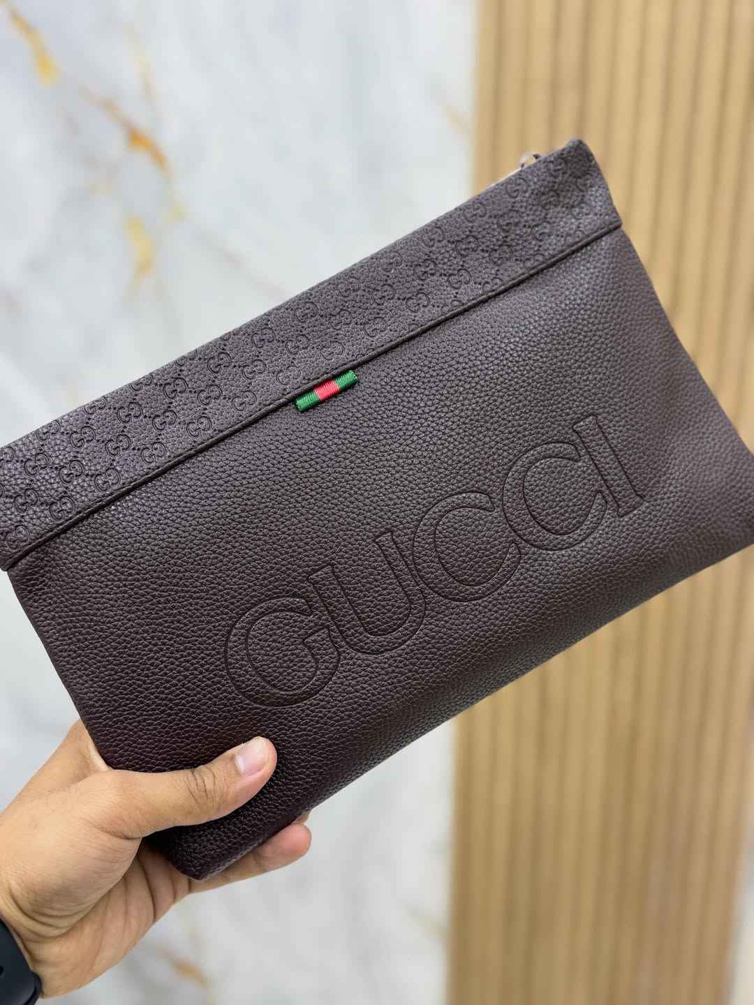 Gucci Web Stripe Clutch
