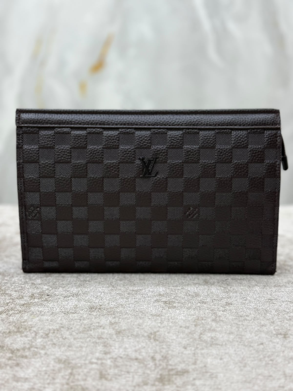 Embossed Leather Clutch Bag - MA STORE