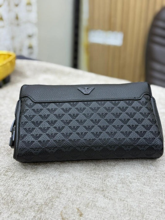 Giorgio Armani Architectural Ace Clutch