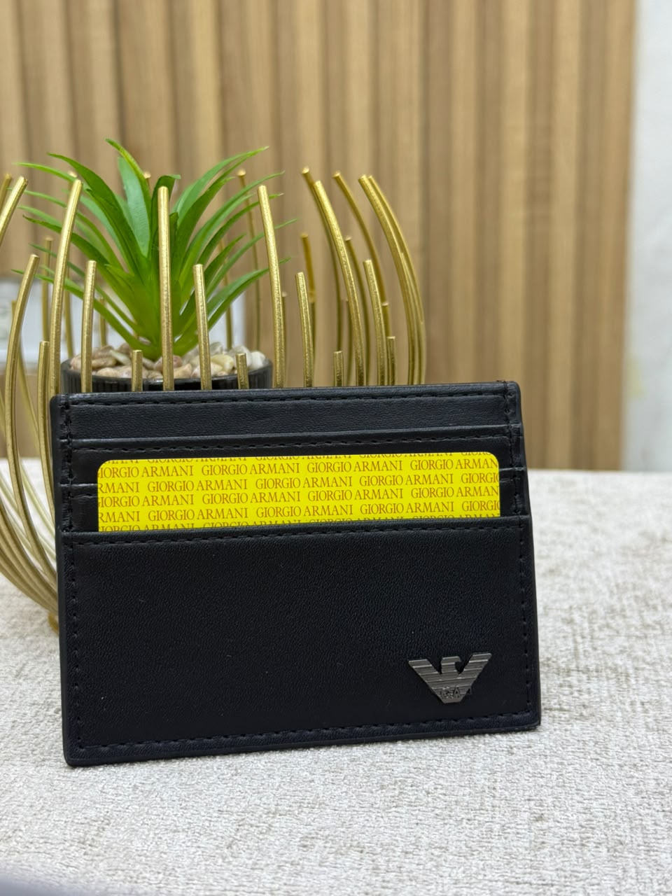 Midnight Crest Card Holder