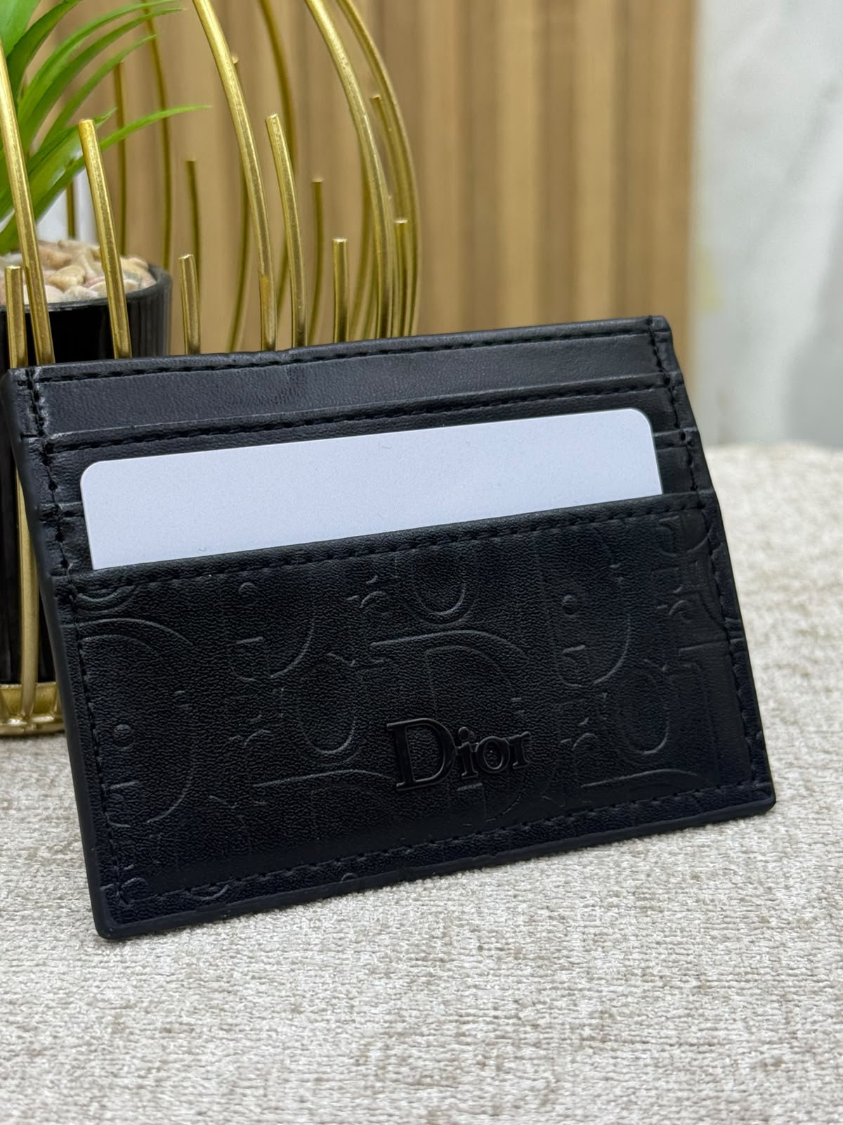 Geometric Pattern Card Holder