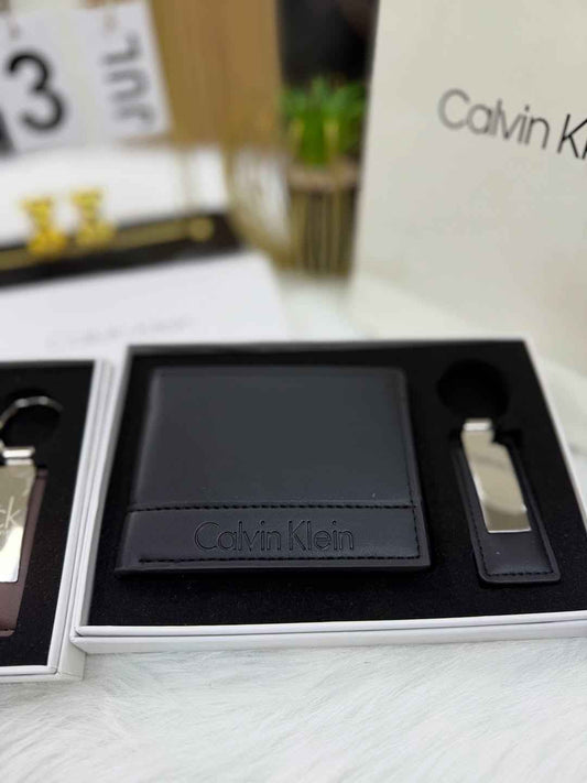 Calvin Klein Minimalist Wallet & Key Set