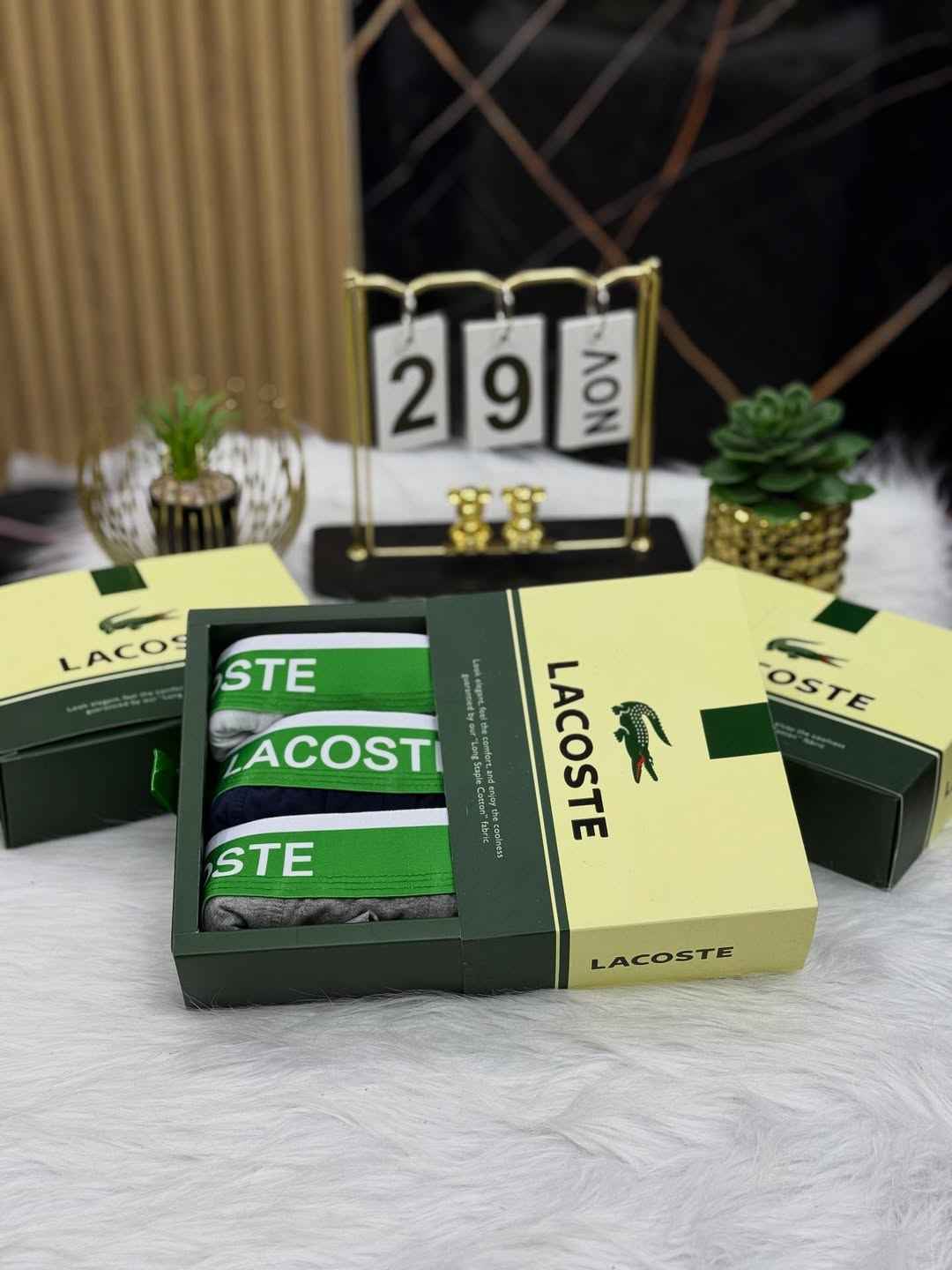 Lacoste Core Comfort Trio Men's Boxers