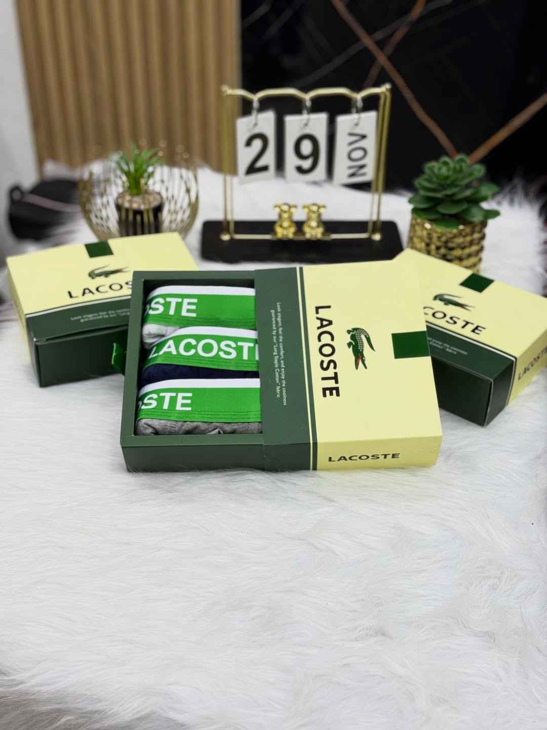 Lacoste Core Comfort Trio Men's Boxers