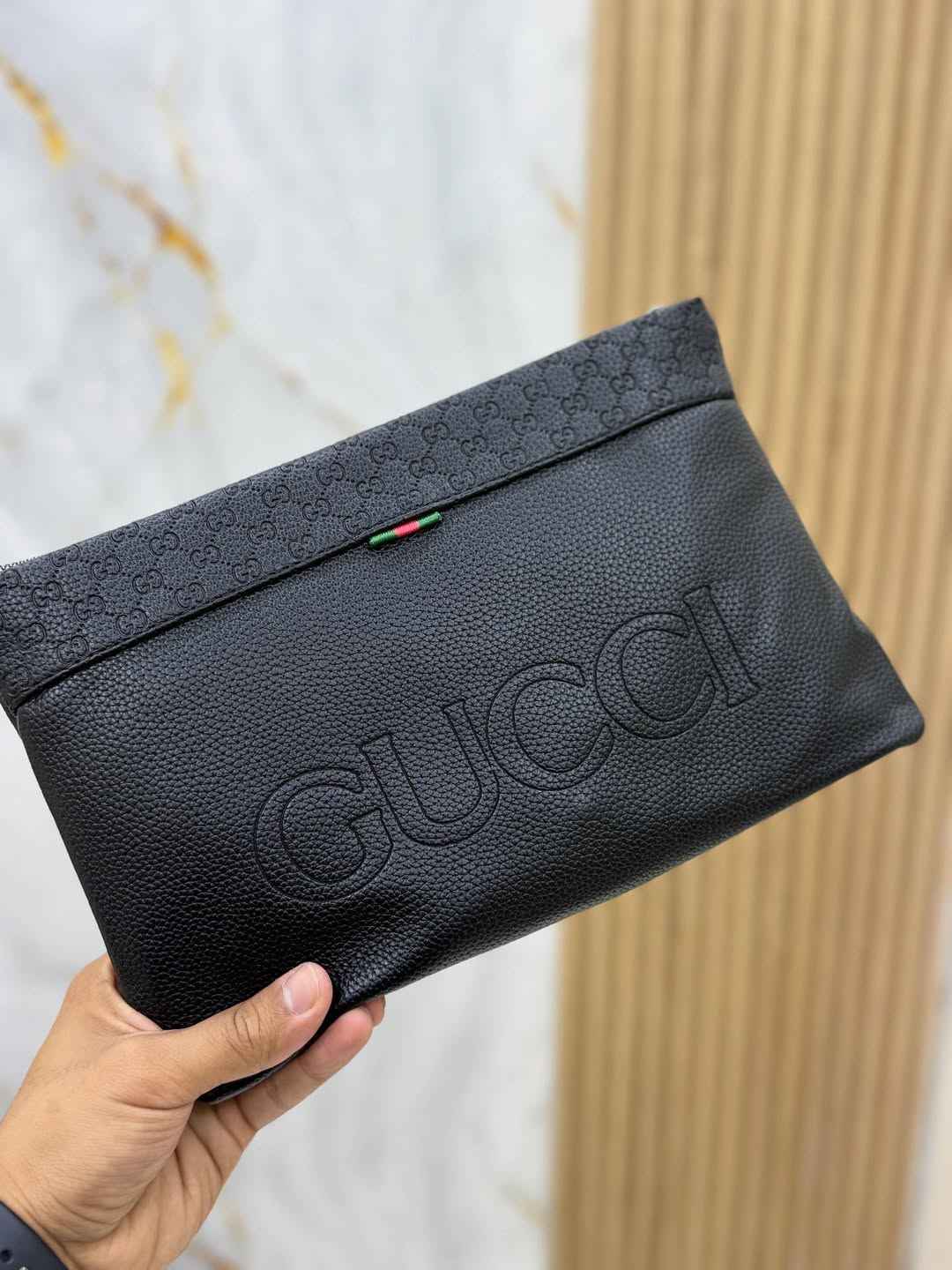 Gucci Web Stripe Clutch
