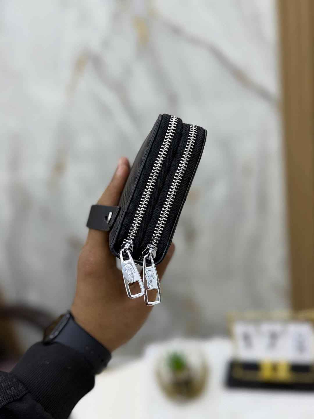 Lacoste Mens handheld clutch