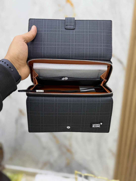 Mont blanc Mens multipocket Clutch