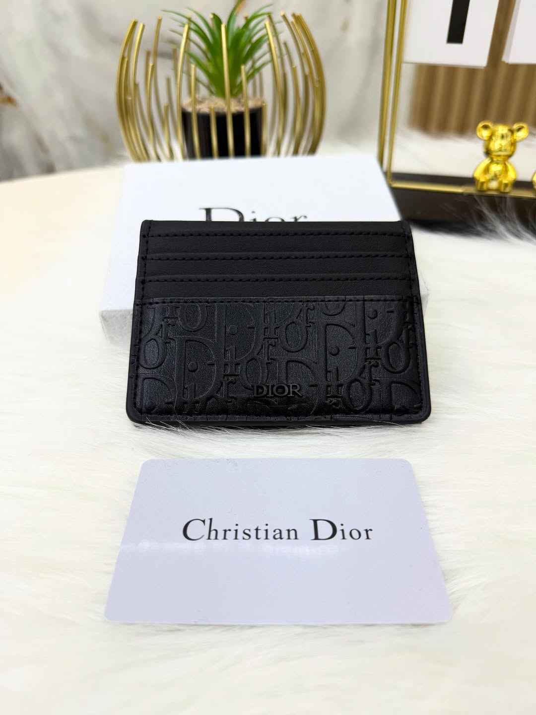 Dior sleek bi-fold wallet