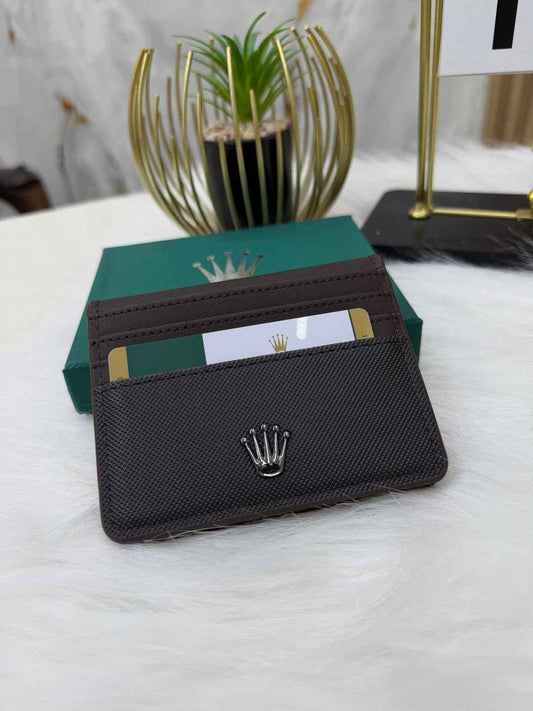 Rolex sleek bi-fold wallet