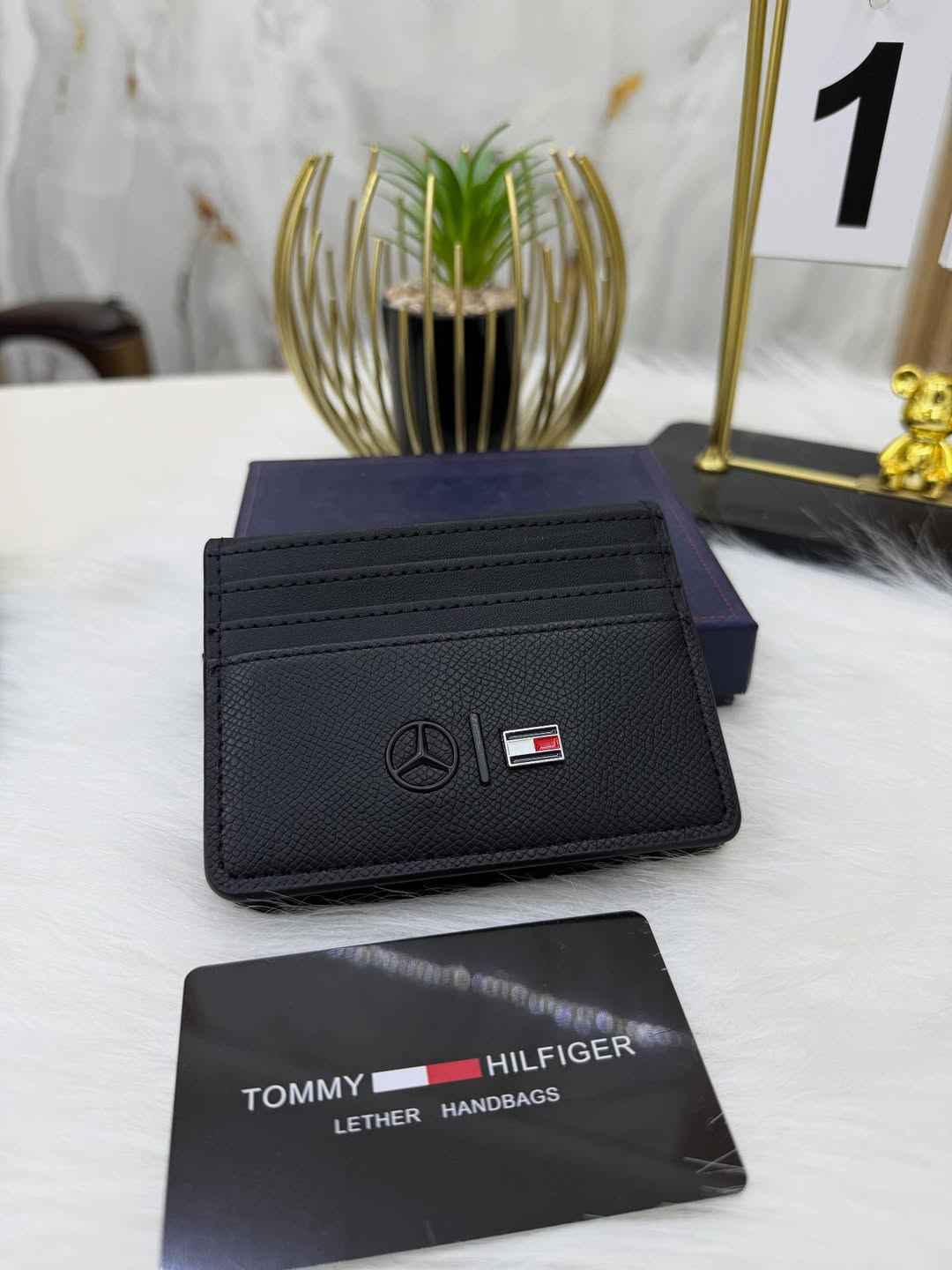 Tommy X Mercedes sleek bi-fold wallet