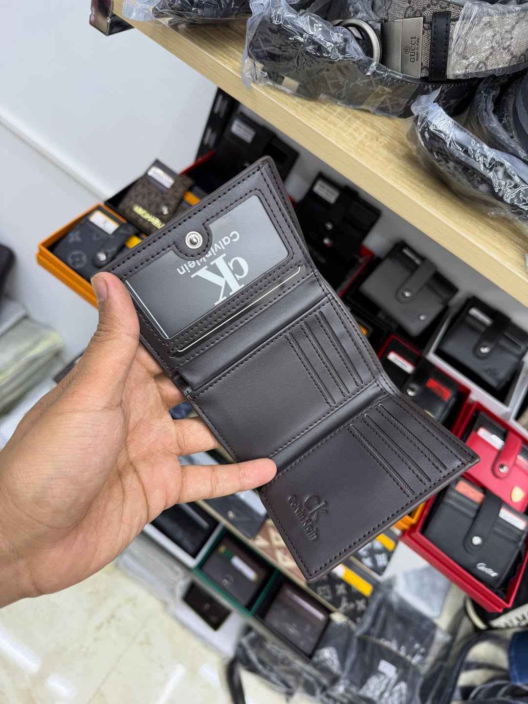 Calvin Klein sleek Tri-fold wallet