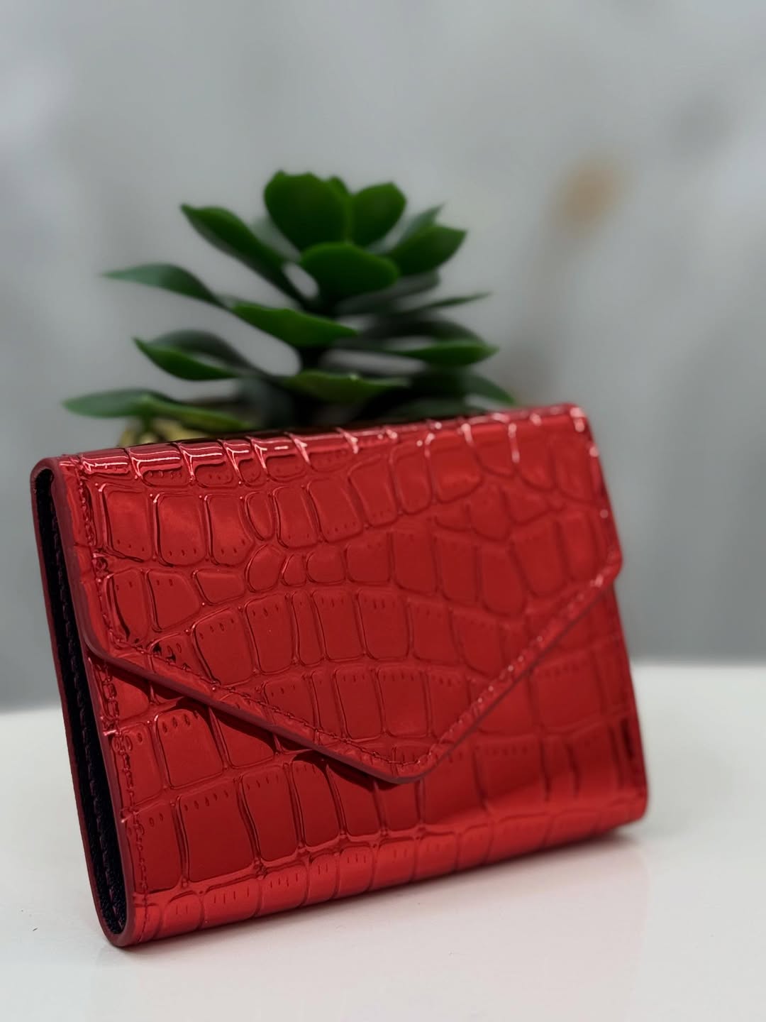 Leather pocket colourful card Holder