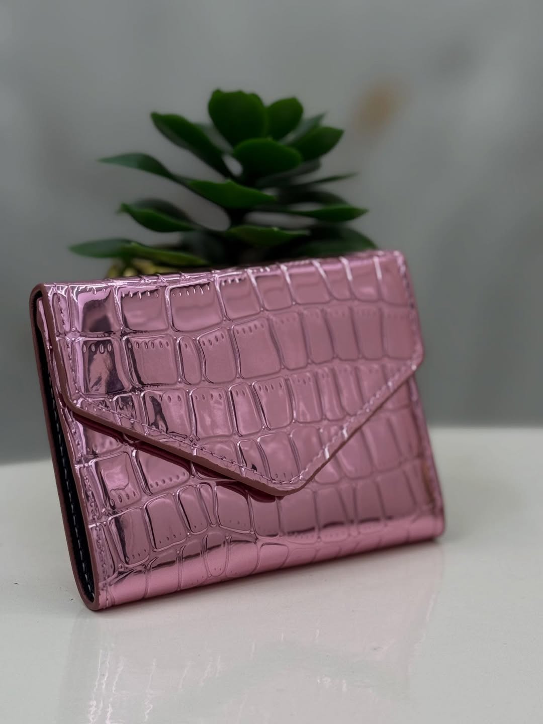 Leather pocket colourful card Holder