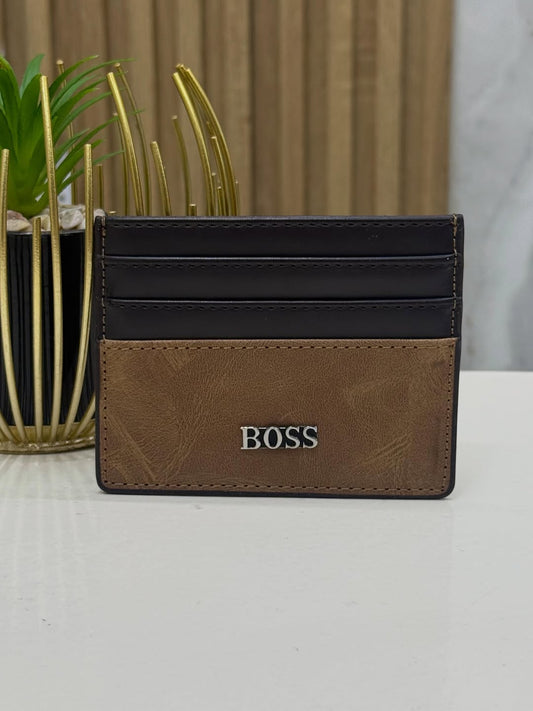 Hugo Boss Clean leather Card Holder