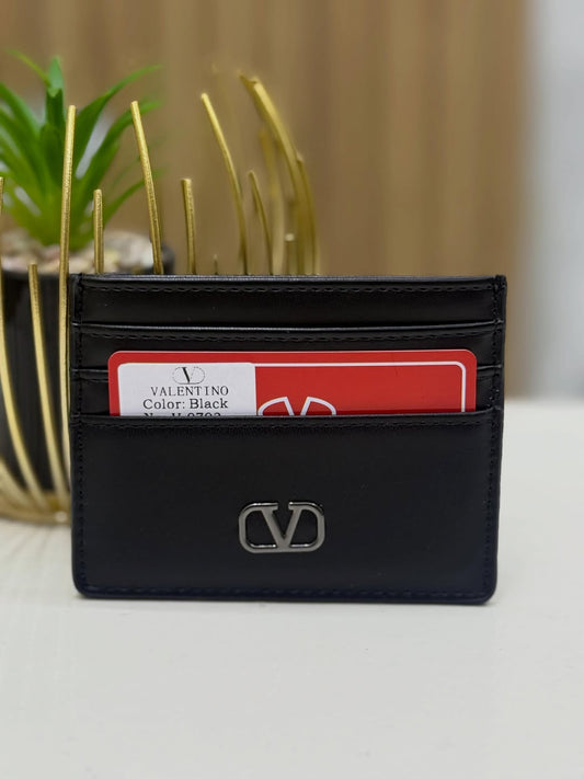 Valentino Emblem Card Holder