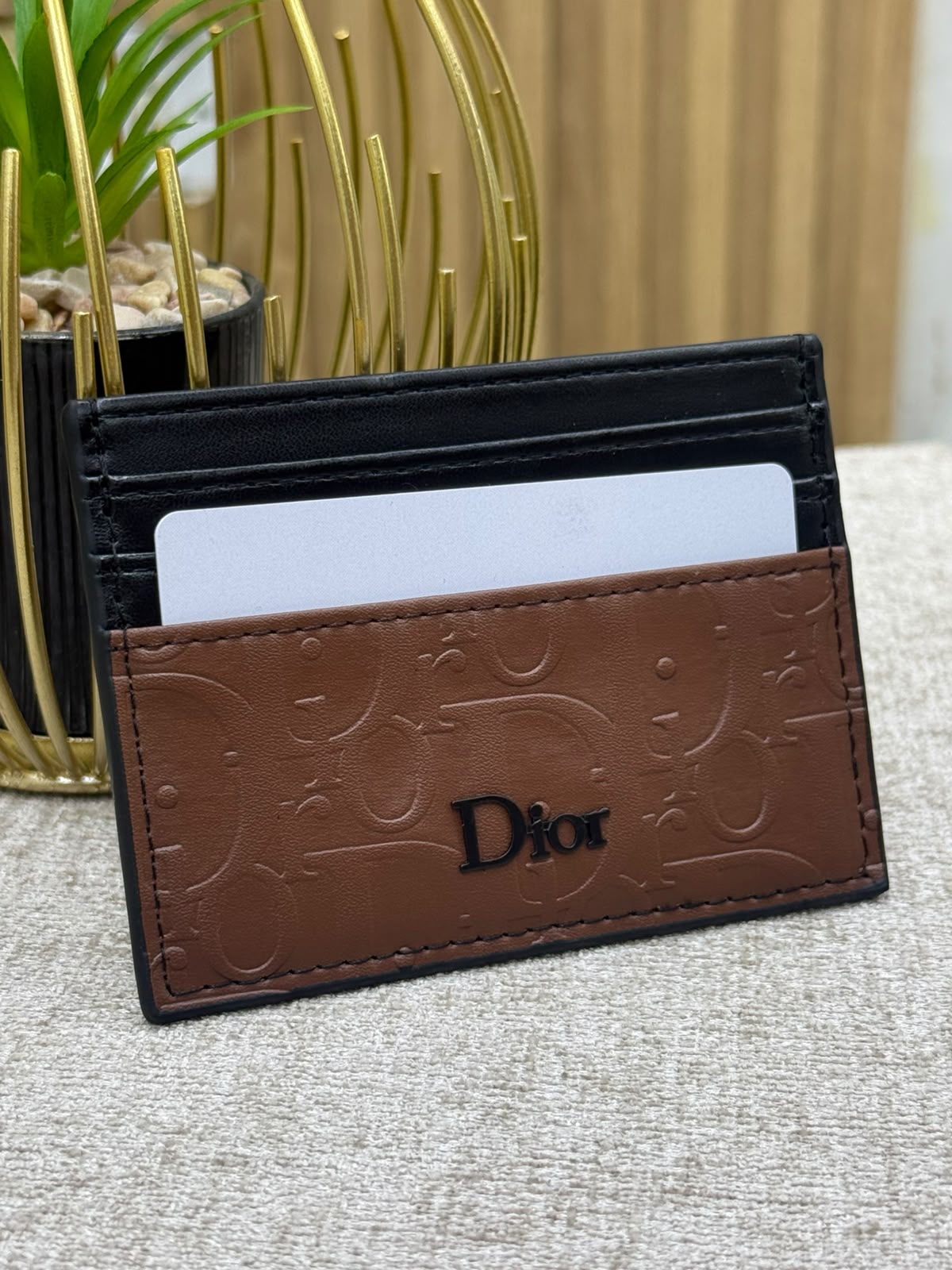 Geometric Pattern Card Holder