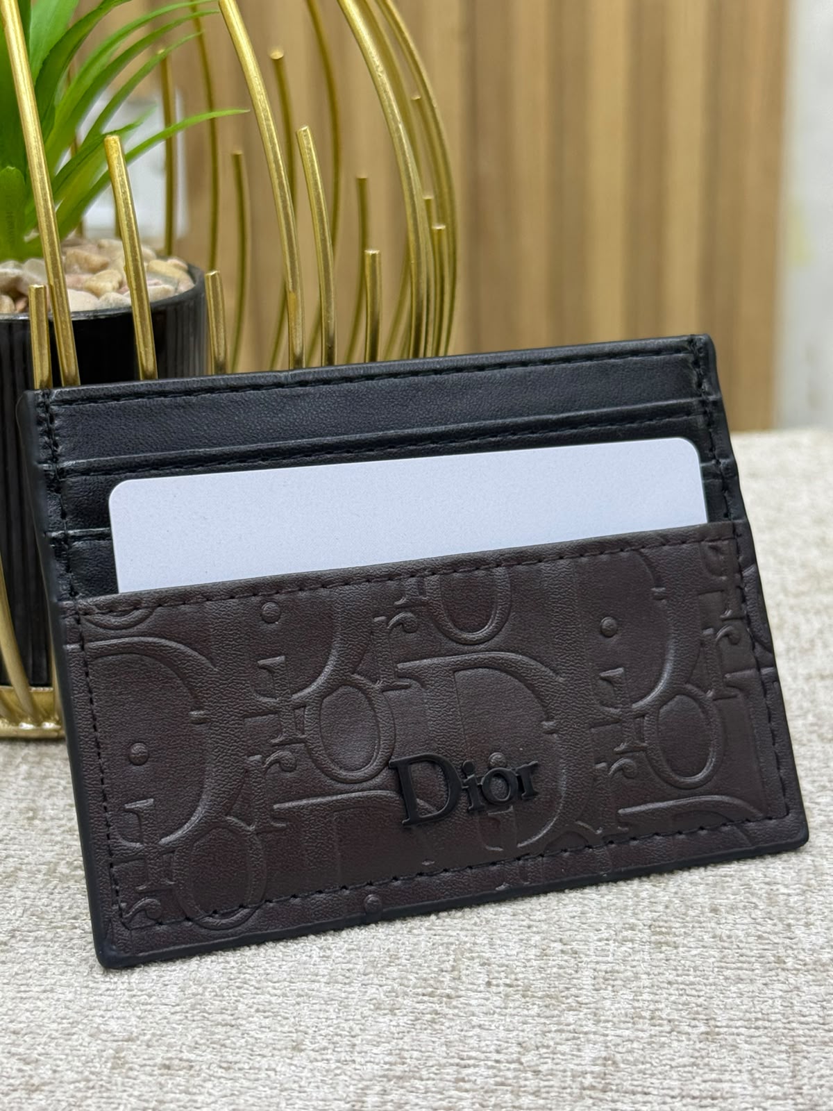 Geometric Pattern Card Holder