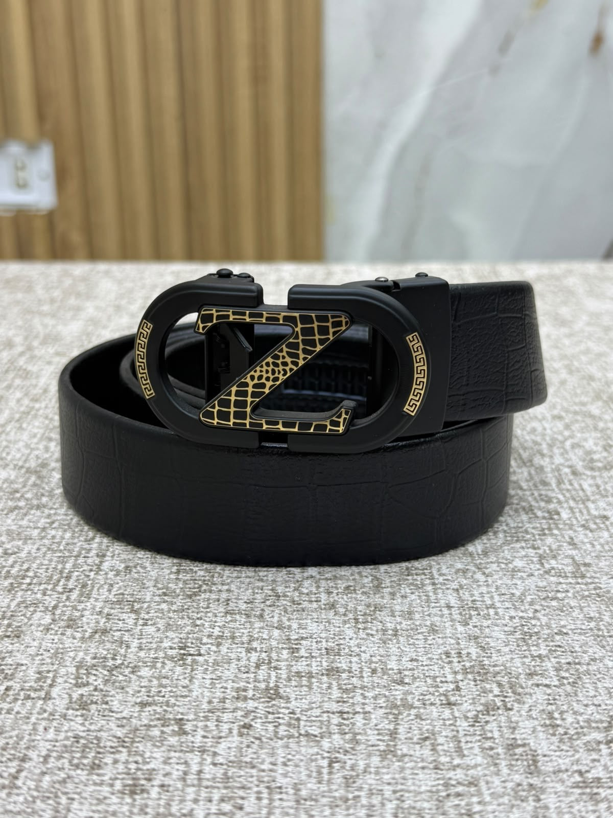 Espresso black belt
