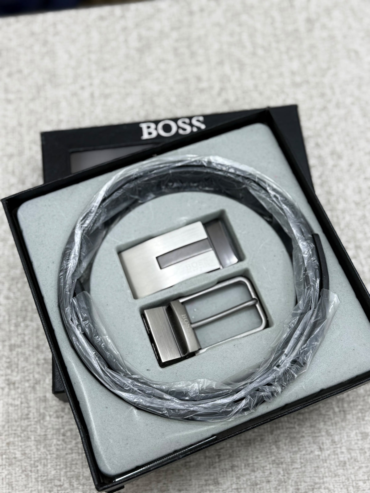 Noir Duo Buckle Belt