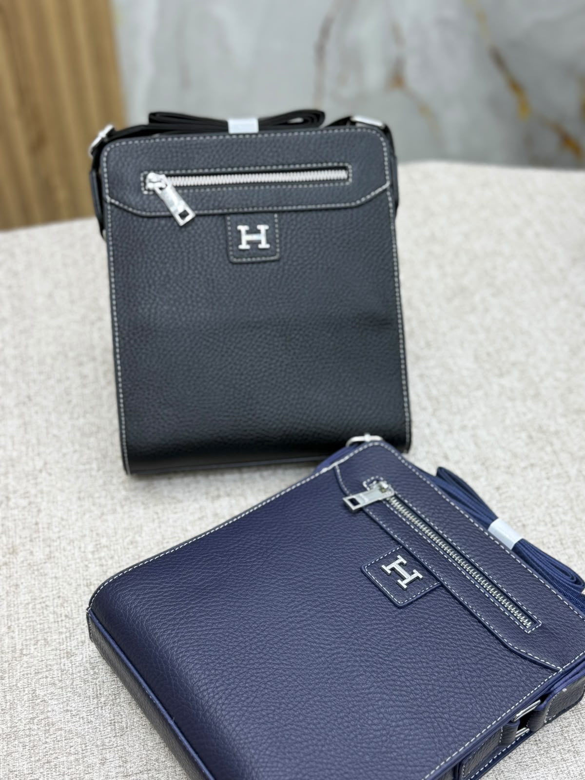 Elegant Structured Top-Handle Bag