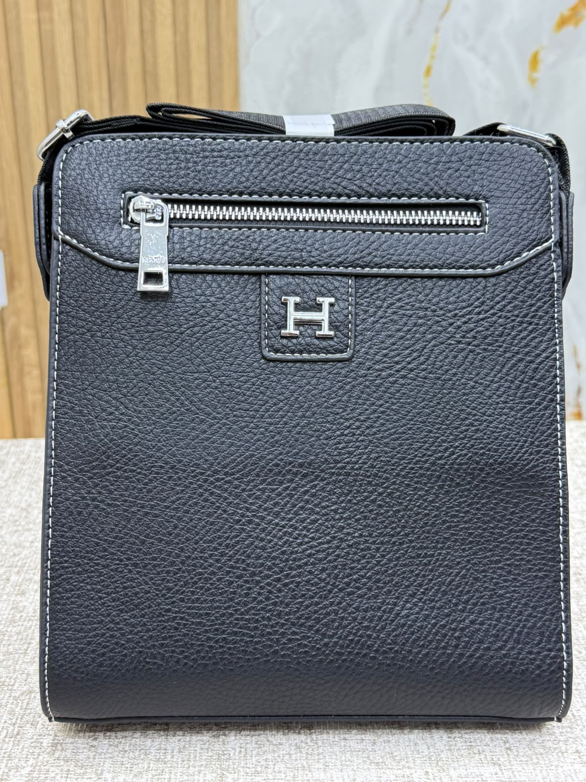 Elegant Structured Top-Handle Bag