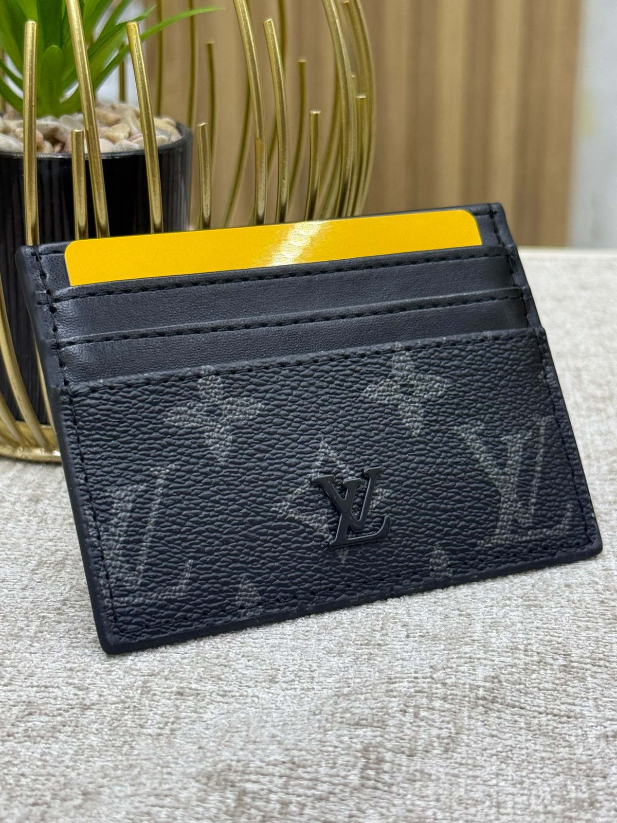 حامل بطاقات Monogram Eclipse