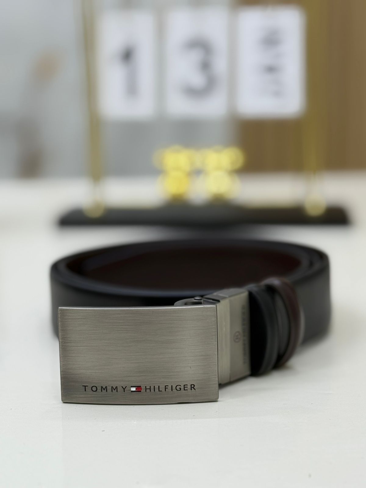Tommy Hilfiger Square-Buckled Belt