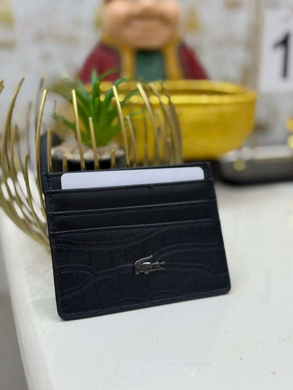 Lacoste Obsidian Card Holder