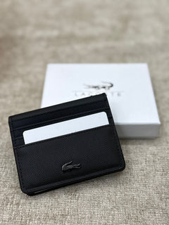 Lacoste Snap Card Holder Wallet with White Gift Box