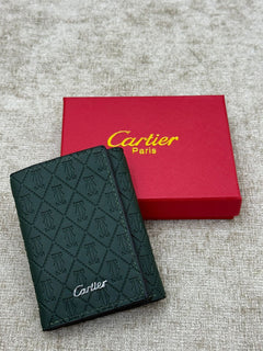 Cartier Monogram Vertical Men’s Wallet with Red Gift Box