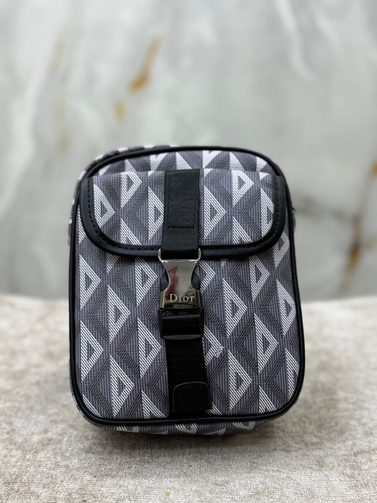 Dior Geometric Pattern Mini Crossbody Bag