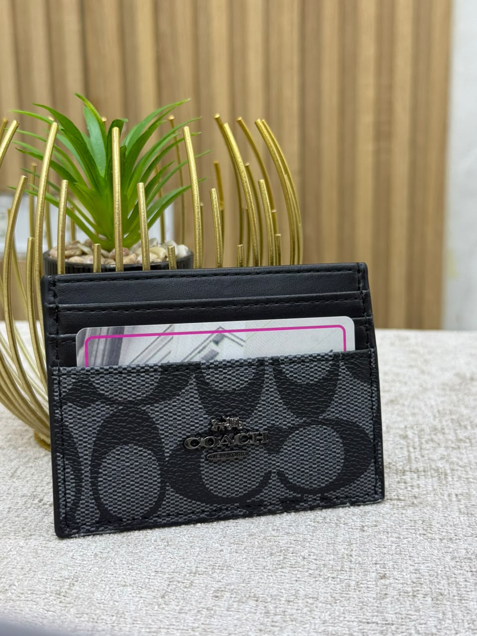 Signature Black Card Holder