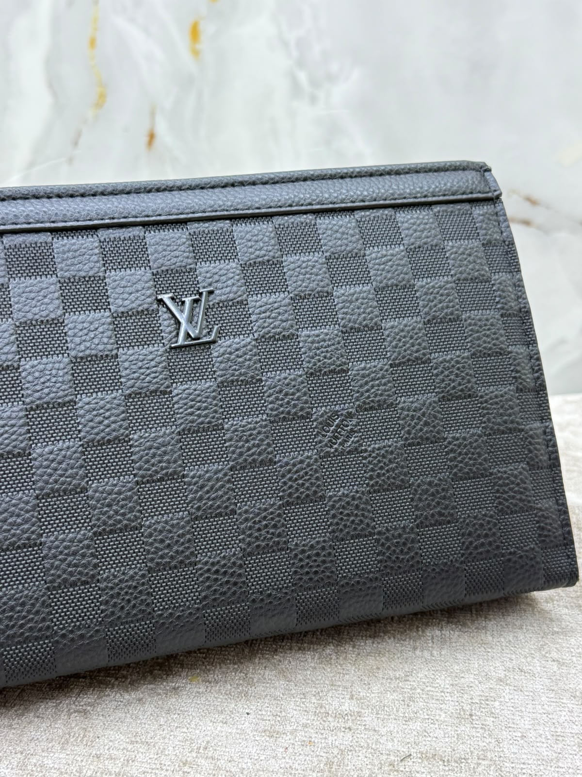 Embossed Leather Clutch Bag - MA STORE