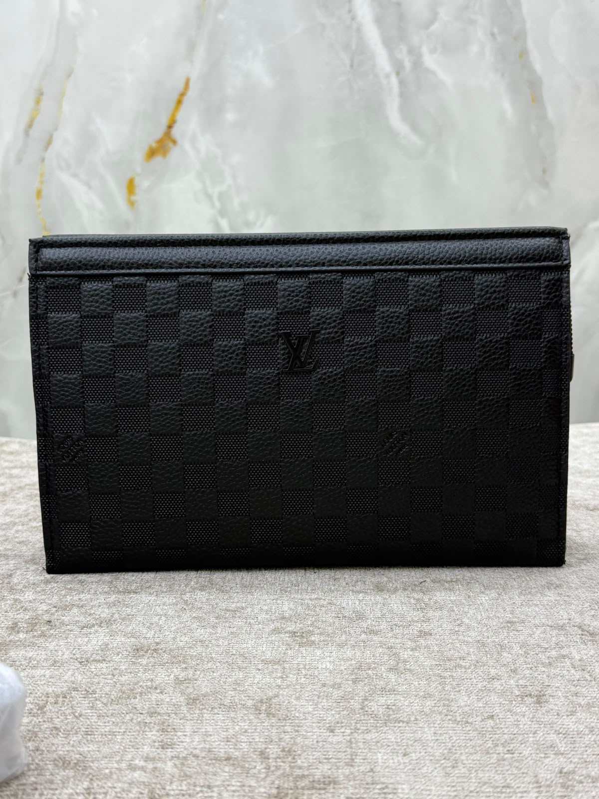 Embossed Leather Clutch Bag - MA STORE